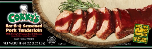 Corky's Bar-B-Q Seasoned Pork Tenderloin Perspective: front