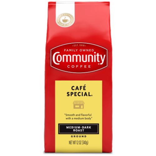 Community Coffee® Cafe Special® Medium-Dark Roast Ground Coffee Perspective: front