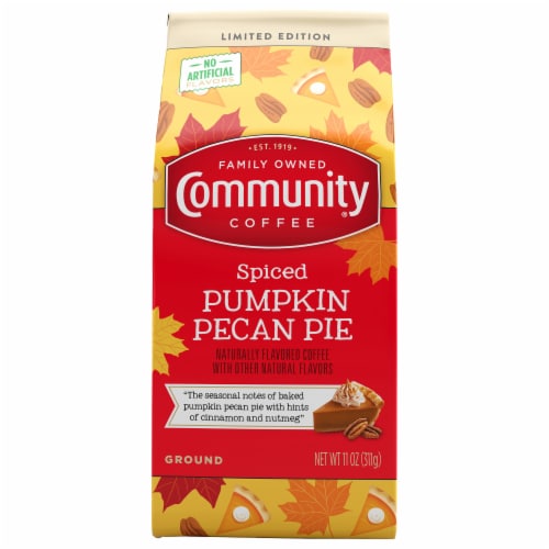 Community® Coffee Spiced Pumpkin Pecan Pie Ground Coffee Perspective: front