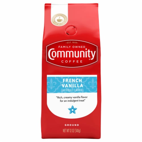 Community Coffee® French Vanilla Ground Coffee Perspective: front