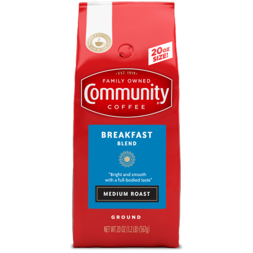 Community Coffee® Breakfast Blend Medium Roast Ground Coffee Perspective: front