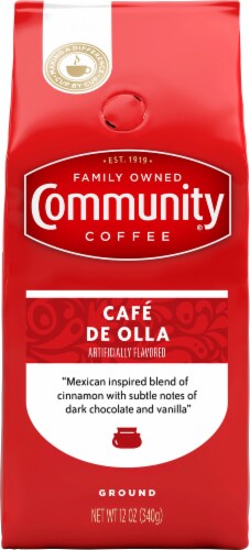 Community Coffee® Cafe de Olla Ground Coffee Perspective: front