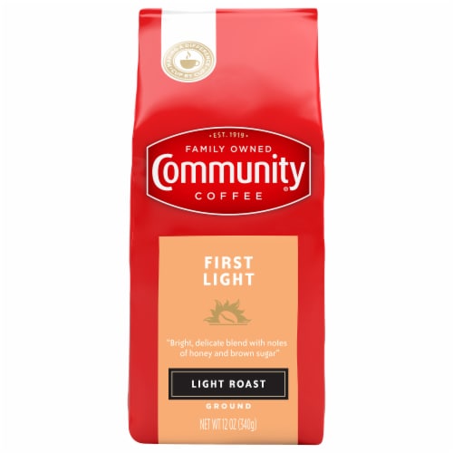 Community Coffee® Light Roast Ground Coffee Perspective: front