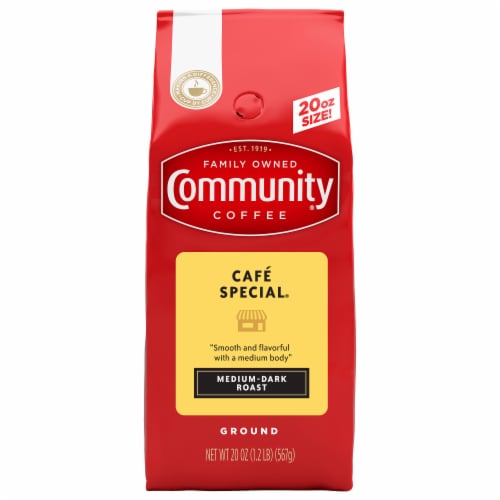 Community Coffee® Cafe Special® Medium-Dark Roast Ground Coffee Perspective: front
