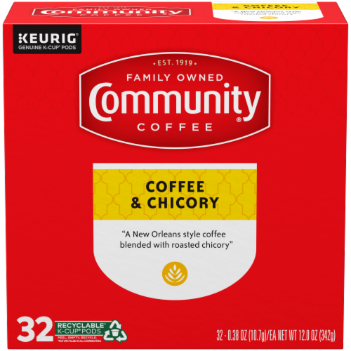 Community® Coffee and Chicory Medium-Dark Roast K-Cup® Coffee Pods Perspective: front