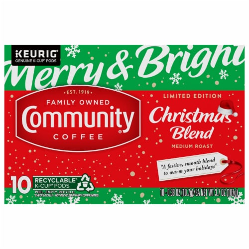 Community Coffee® Holiday Blend Medium Roast K-Cup Coffee Pods, 10 ct - QFC
