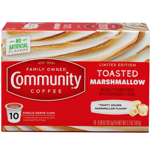 Community Coffee® Toasted Marshmallow K-Cup Coffee Pods Perspective: front