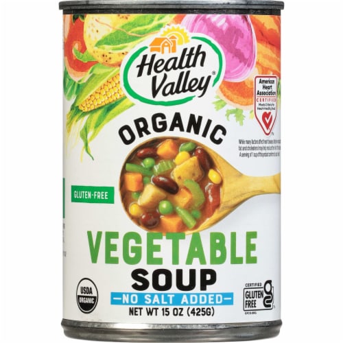 Health Valley® Organic Vegetable Soup Perspective: front