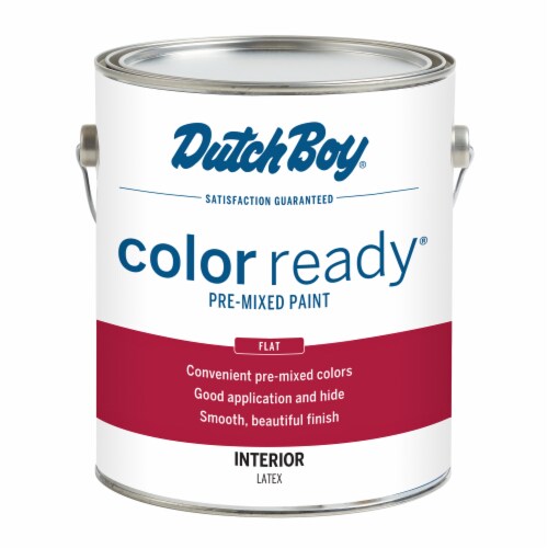 Dutch Boy Color Ready Flat Pre-Mixed Paint - White Linen Perspective: front