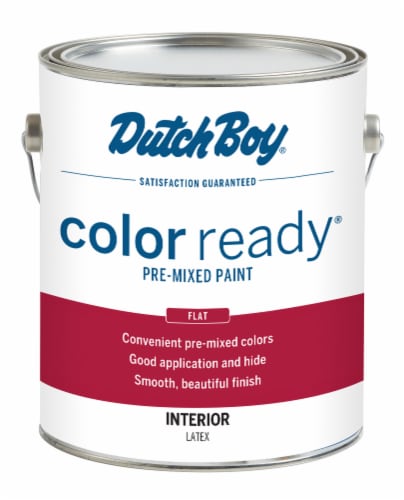 Dutch Boy Color Ready Flat Interior Pre-Mixed Paint - Muslin Perspective: front
