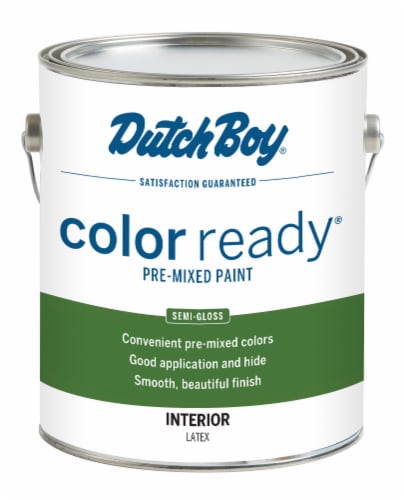 Dutch Boy Color Ready Pre-Mixed Semi-Gloss Interior Latex Paint - Muslin Perspective: front
