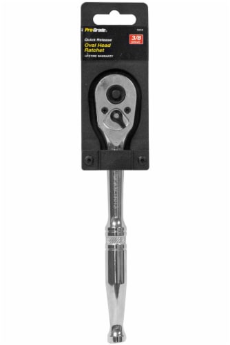 Pro-Grade® Quick Release Oval Head Ratchet - 3/8-Inch Drive Perspective: front
