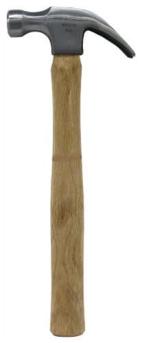Allied Claw Hammer with Hardwood Handle- Silver/Natural Perspective: front