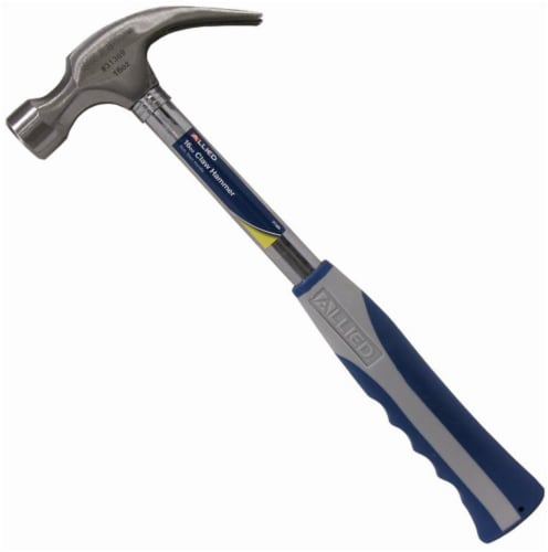 Allied Claw Hammer with Steel Handle - Gray/Blue Perspective: front