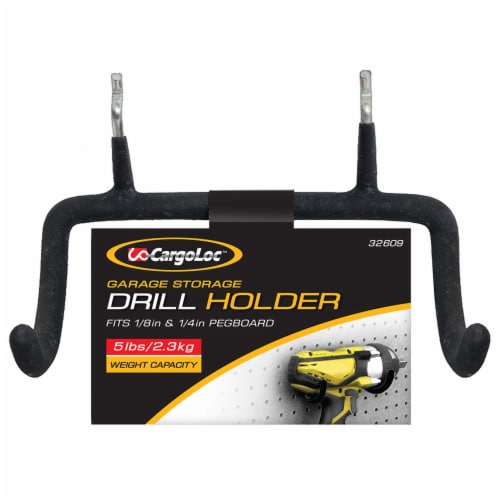 CargoLoc™ Power Drill Peg Holder Perspective: front