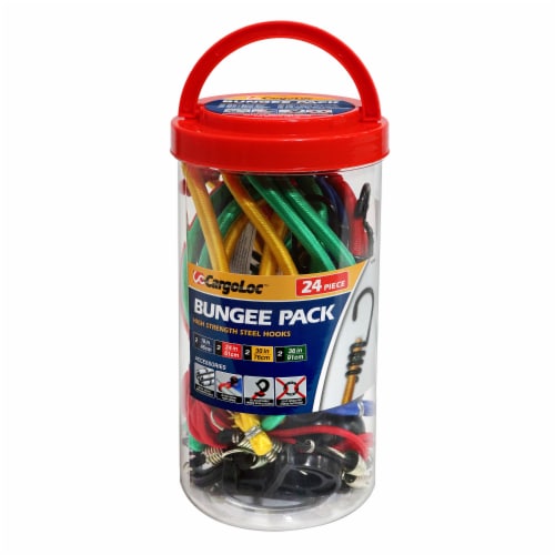 CargoLoc Bungee Pack High Strength Steel Hooks - Assorted Perspective: front