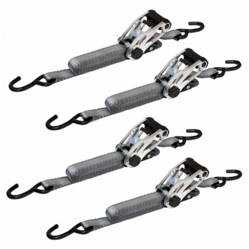 CargoLoc 10-Foot Ratchet Tie Down Straps Perspective: front