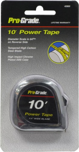 Pro-Grade® Tape Measure - 10 Foot Perspective: front