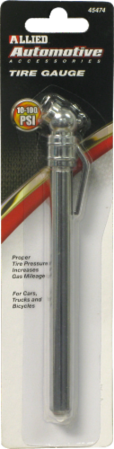 Allied Tire Gauge - Silver Perspective: front