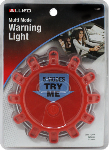 Allied Multi-Mode Warning Light - Red Perspective: front