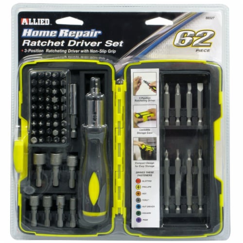 Allied Ratcheting Driver Set Perspective: front