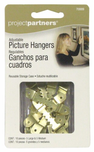 Project Partners® Adjustable Picture Hangers Perspective: front