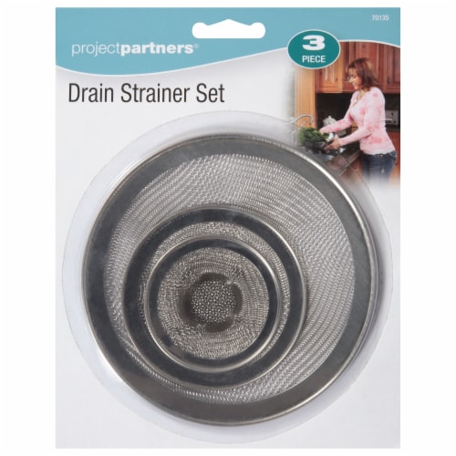 Project Partners Drain Strainer Set Perspective: front