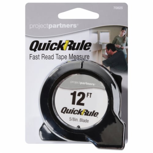 Allied Quick Rule Tape Measure - Silver/Yellow Perspective: front