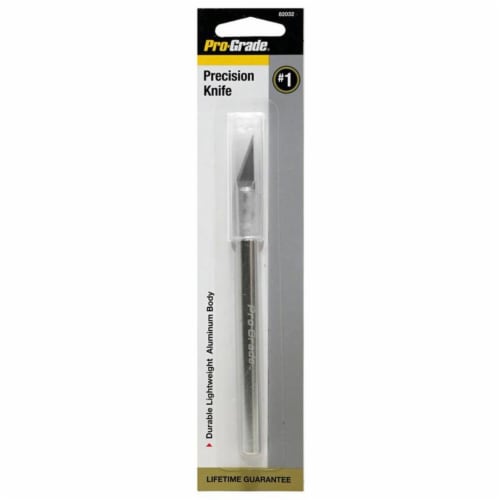 Pro-Grade® 14-Piece Precision Aluminum Knife Set - Silver Perspective: front