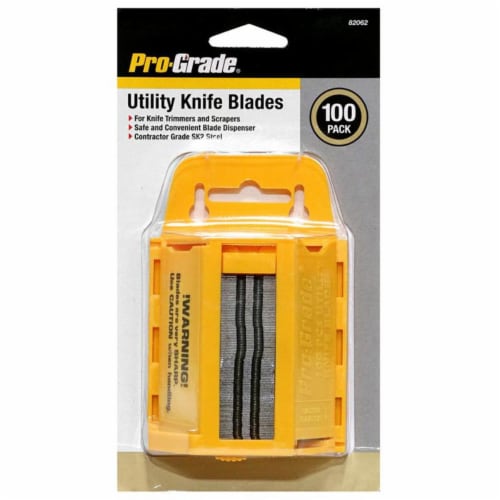 Pro-Grade® Pro-Grip Heavy Duty Utility Knife Perspective: front