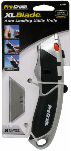 Pro-Grade XL Blade Auto Loading Utility Knife Perspective: front