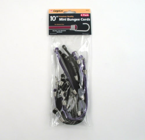 CargoLoc 10 Inch Mini Bungee Cords Perspective: front