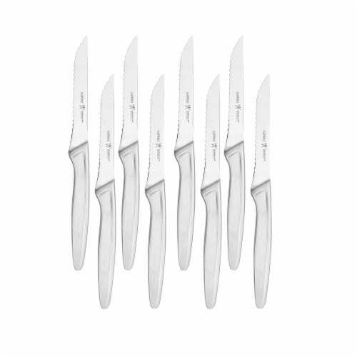 Henckels Stainless Steel Serrated Steak Knife Set 8 pc Foods Co