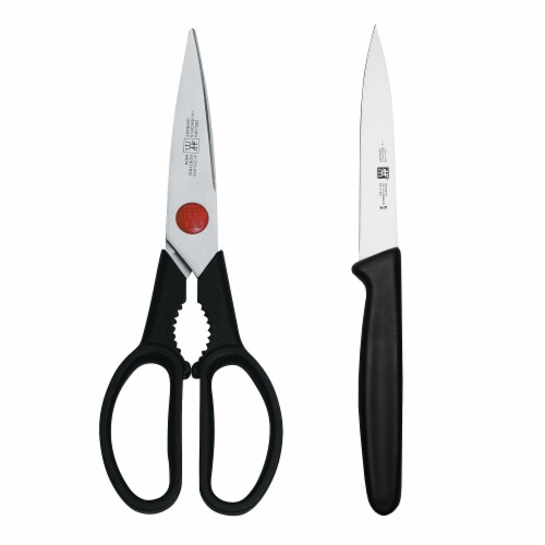 ZWILLING TWIN L 2-pc Kitchen Shears & Paring Knife Set Perspective: front