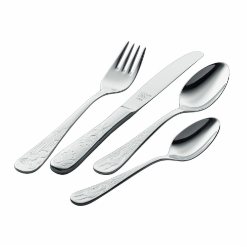 ZWILLING TWIN Kids Grimm's Fairytales 4-pc 18/10 Flatware Set Perspective: front