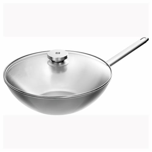 ZWILLING Plus 12inch Stainless Steel Wok with Lid, 12inch Fred Meyer