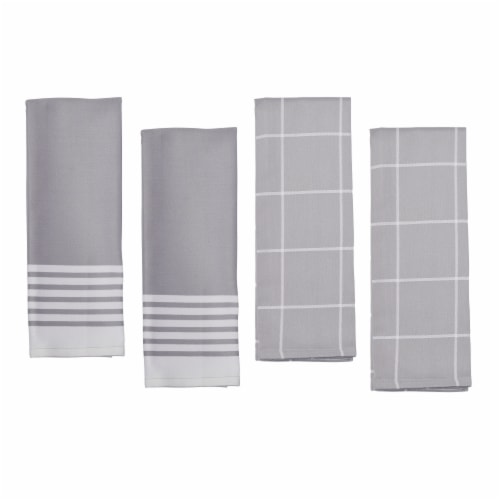 ZWILLING 4-pc Kitchen Towel Set - Grey Perspective: front