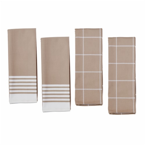 ZWILLING 4-pc Kitchen Towel Set - Taupe Perspective: front