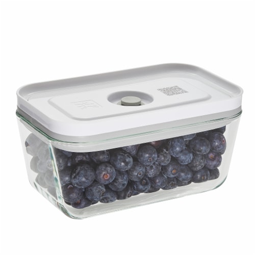 ZWILLING Fresh & Save Glass Airtight Food Storage Container, Meal Prep Container - Medium Perspective: front