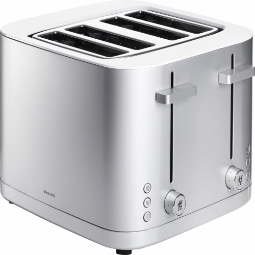 4 Slice Toaster Stainless Steel, Long Slot Wide Toaster, 6 Toast