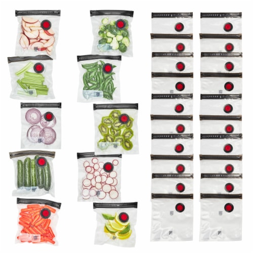 ZWILLING Fresh & Save 30-Piece Small Vacuum Sealer Bags, Sous Vide