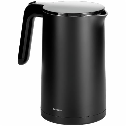 ZWILLING Enfinigy Cool Touch 1.5-Liter Electric Kettle, Cordless Tea Kettle  & Hot Water, Silver 