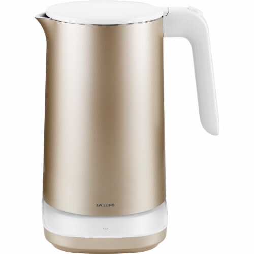 ZWILLING Enfinigy 1.56-qt Cool Touch Stainless Steel Electric Kettle Pro, Tea  Kettle, Gold, 50-oz - Kroger