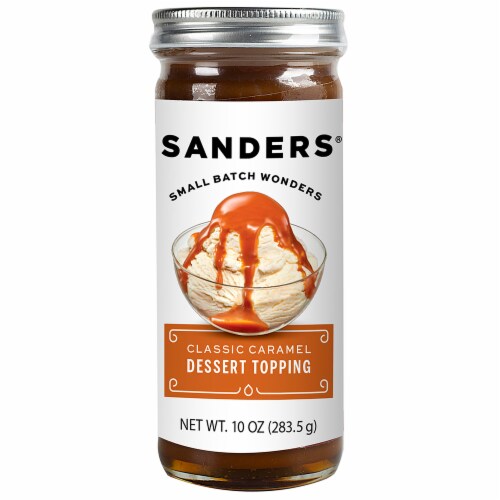 Sanders® Classic Caramel Dessert Topping Perspective: front