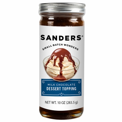Sanders® Milk Chocolate Dessert Topping Perspective: front