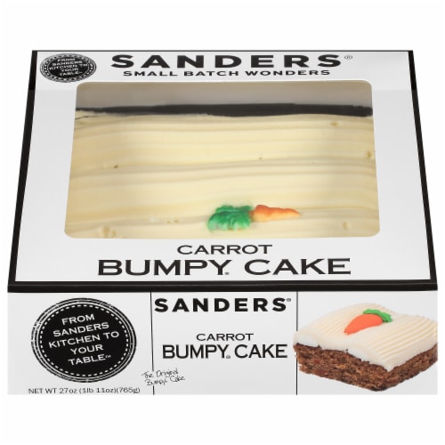 Sanders Carrot Bumpy Cake Perspective: front