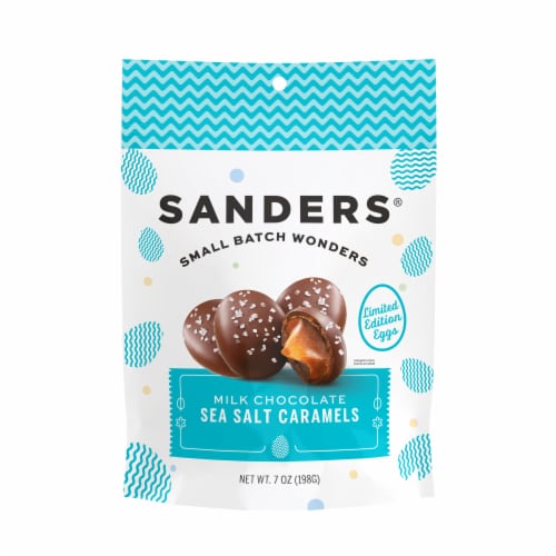 Sanders® Small Batch Wonders Milk Chocolate Sea Salt Caramels Limited Edition Eggs