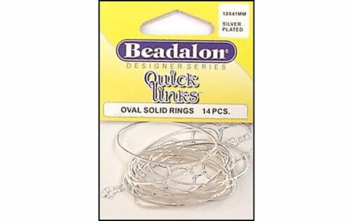 Beadalon QuickLinks Oval 19x41mm SIlver Plt 14pc 1 Fred Meyer