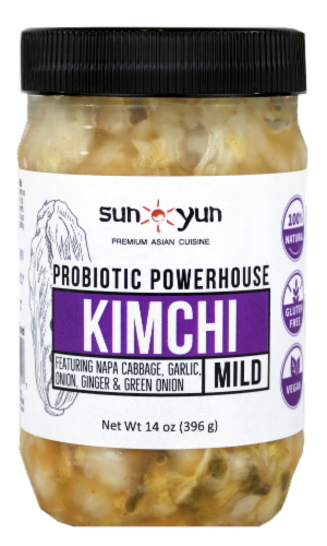 Sun Yun Probiotic Powerhouse Mild Kimchi Perspective: front