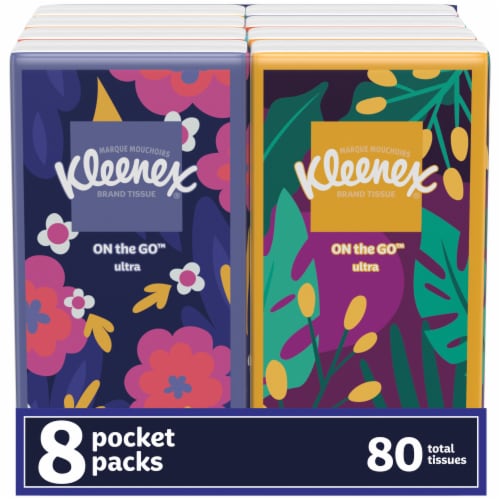 Kleenex® Facial Tissue Pocket Packs, 8 ct - Fry’s Food Stores